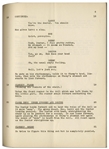 Moe Howard's 24pp. Script Dated March 1950 for The Three Stooges Film ''Scrambled Brains'', Working Title ''Impatient Patient'' -- Very Good Plus Condition